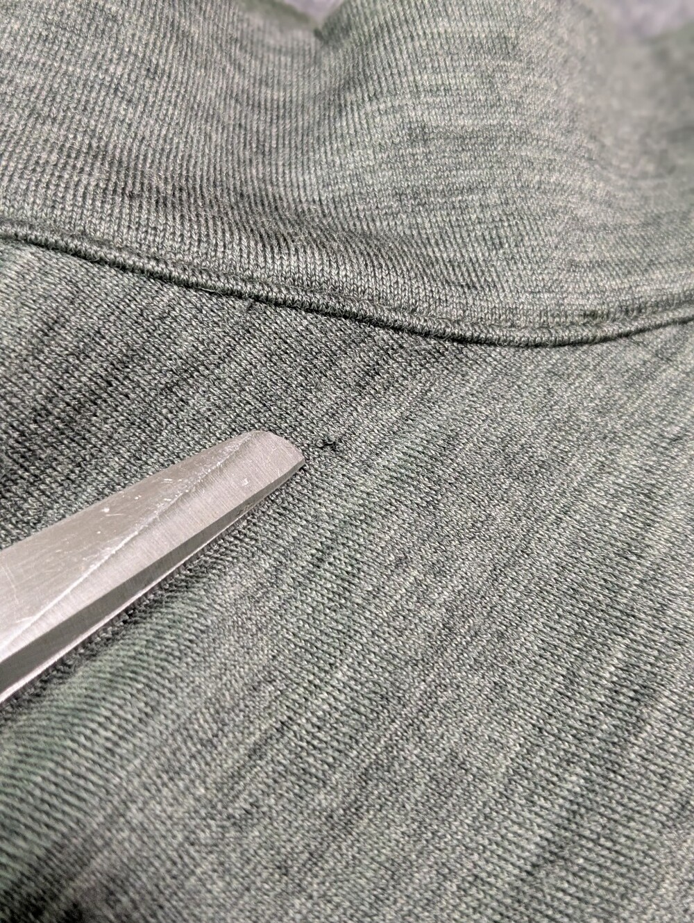 Kuhl Merino Wool 1/4 Zip Pullover Mens XL Heathered Grey Base Layer Outdoor Gorp - Picture 12 of 13